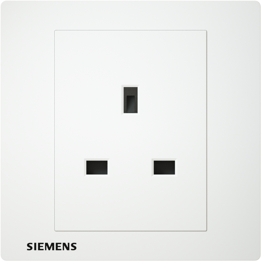 Ổ cắm chuẩn BS 13A không có công tắc Relfa Siemens