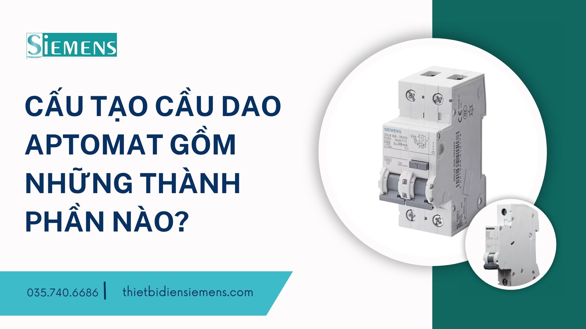 Cấu tạo cầu dao aptomat gồm những thành phần nào