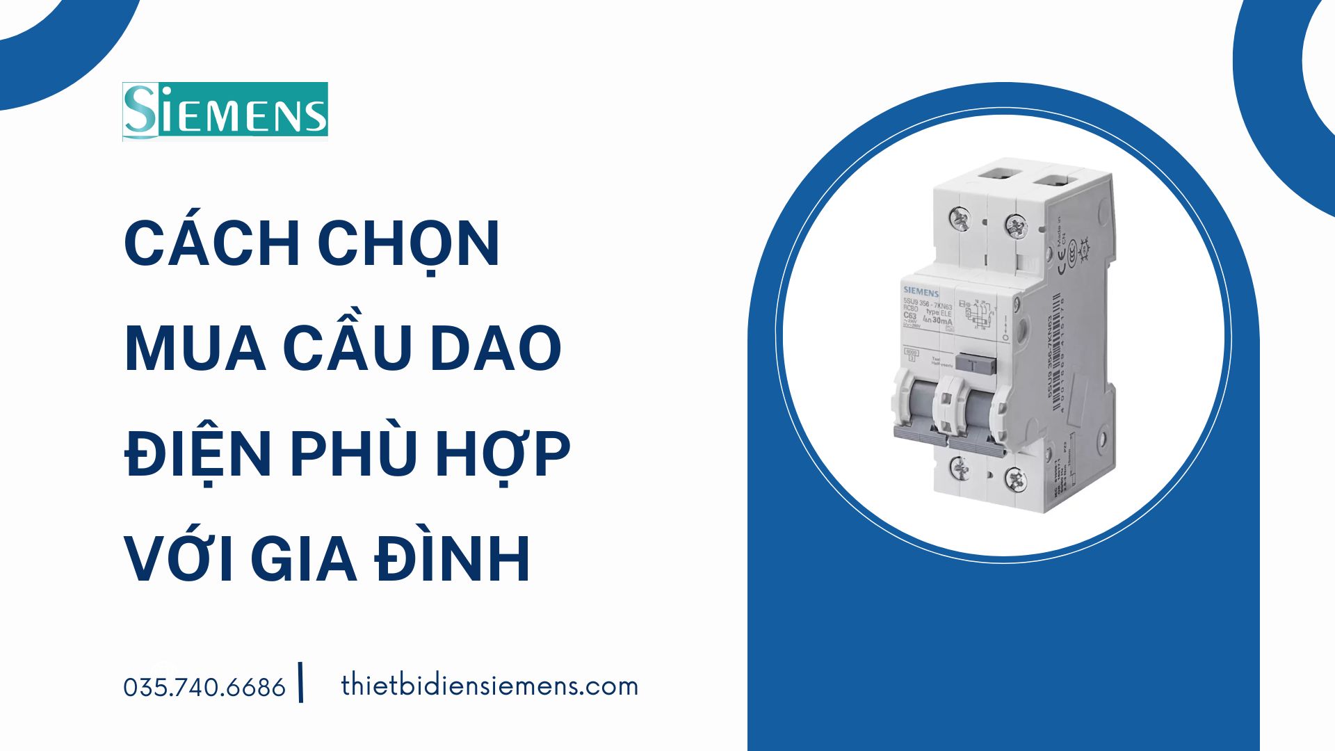 Cách chọn mua cầu dao điện phù hợp với gia đình