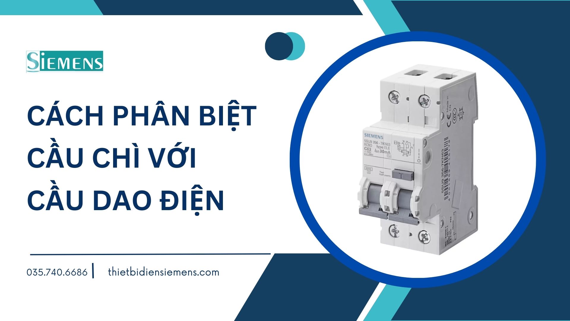 Cách phân biệt cầu chì với cầu dao điện