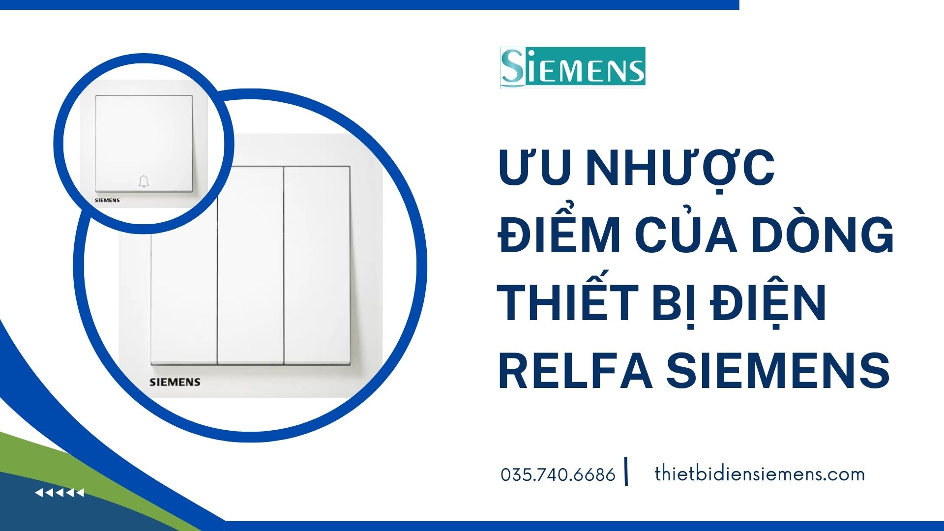 Ưu nhược điểm của dòng thiết bị điện Relfa Siemens